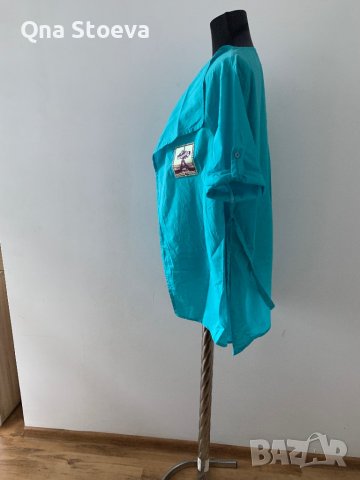 Дамска горна дреха, тип риза с колан , снимка 3 - Ризи - 39362036