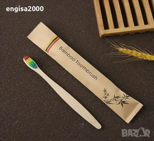 ПРОМО! Меки бамбукови четки за зъби, снимка 4 - Други - 50330400