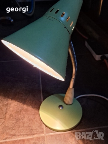 ретро метална настолна лампа 27/4, снимка 7 - Настолни лампи - 51704185