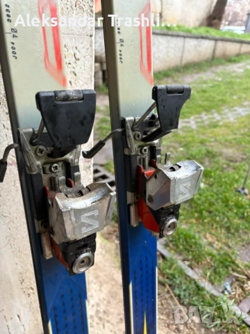 Ски Salomon S727 – 195 см с автомати (подарък щеки), снимка 4 - Зимни спортове - 53488269