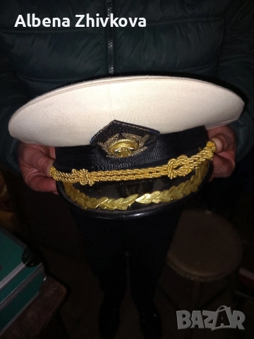 морска офицерска фуражка от БЧФ соц .периода