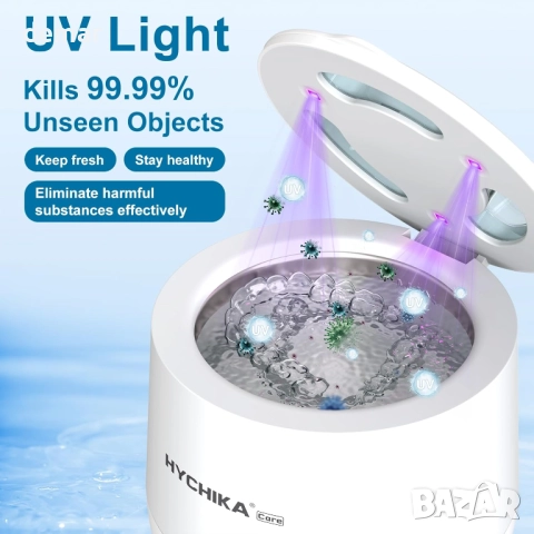 Ултразвукова машина за почистване с UV лъчи, 45kHz, 200 мл, 4 режима, снимка 4 - Други - 51512153
