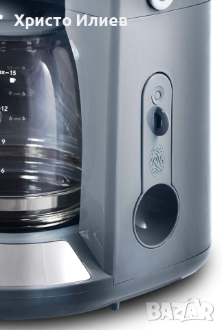 Кафемашина с кана Russell Hobbs Таймер 1.25 л, 10 чаши, снимка 2 - Кафемашини - 44892647