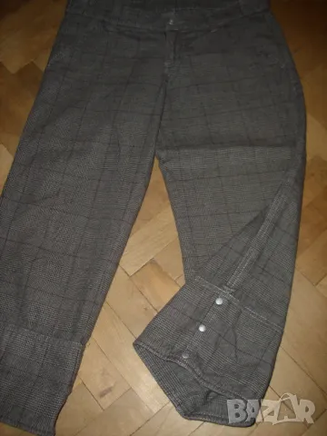 7/8 кариран панталон