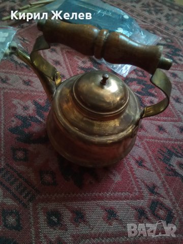 Чайник ALBANIA стар Бронзов РЪЧНА ИЗРАБОТКА 42533, снимка 2 - Колекции - 43785757