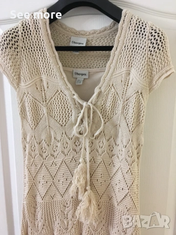 BONPRIX рокля плетиво S, снимка 6 - Рокли - 53571619