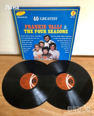Две плочи в един албум FRANKIE VALLI &THE FOUR SEASONS , снимка 4 - Грамофонни плочи - 43100888