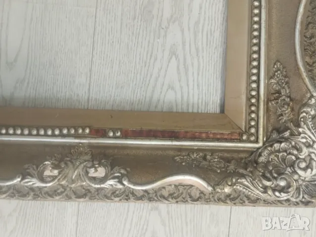 барокова рамка с подрамка, снимка 7 - Други ценни предмети - 47280815