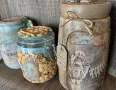 Голям буркан с декупаж, снимка 2