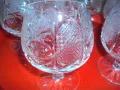 Кристален сервиз за ракия или коняк - 6 броя, снимка 2