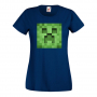 Дамска тениска Creeper Face 3 майнкрафт Minecraft,Игра,Забавление,подарък,Изненада,Рожден Ден., снимка 8