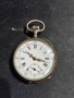 Швейцарски СРЕБЪРЕН джобен часовник 1901г.  - 10 РУБИНА -  ПРОМОЦИЯ, снимка 1
