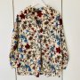 Дамска риза Zara с принт на цветя овърсайз, oversized флорална Зара oversize р. S/M/L, снимка 1 - Ризи - 43197548