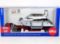 MAN транспортен на яхта, heavy haulage transporter with yacht - мащаб 1:87 на SIKU, снимка 9