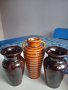 ✅Комплект от две мини вазички и амфора керамика, снимка 1 - Вази - 40643463