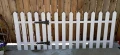 Дървена ограда пано 80 х 2 метра за двор градина заведение детска площадка декоративна оградка, снимка 2