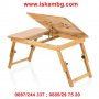 Бамбукова маса за лаптоп с охладител Bamboo Table, снимка 15