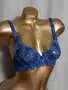 70 С Син сутиен с богата бродерия , снимка 2