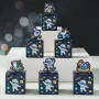 Космос космонавт картонена кутия кутии за лакомства подаръци рожден ден парти картонени кутийки, снимка 1