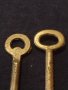 Два стари бронзови ключа от соца редки за КОЛЕКЦИЯ ДЕКОРАЦИЯ 40985, снимка 2