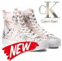ПРОМО 🍊 CALVIN KLEIN 🍊 Оригинални кецове в бледо розово и черно № 38 нови с кутия, снимка 10