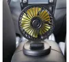 Вентилатор за автомобили, с въртяща глава, 6W, бусове, каравани, 12V, вендуза, снимка 2