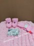 Бебешки плетени комплекти чорапи ,лента за глава,пелена , снимка 1 - Други - 34780011