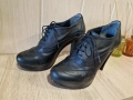 Дамски обувки на ток естествена кожа, снимка 3