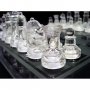 Стилен стъклен шах с размери - 35х35 см, снимка 3