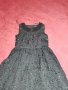 Детска черна рокля, снимка 1 - Детски рокли и поли - 43936724