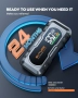 Чисто нов Buture beta04 Jump Starter джъмп стартер 6000A на 27000 mah капацитет, бустер, стартер , снимка 4