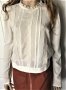 Копринена блуза, Копринена блуза екрю, Копринена блуза брик, Нежна копринена блуза, снимка 3