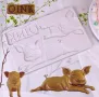 Свинка свиня прасе прасета Oink силиконов молд форма фондан шоколад гипс декор торта, снимка 1