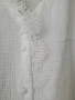 Бяла блуза памучна материя с дантела , снимка 7