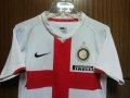 Inter Milan Nike 1908-2008 100 Anni оригинална детска юбилейна тениска фланелка Интер Милан 10-12г, снимка 3