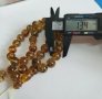 Уникална молитвена броеница Розарий от Балтийски кехлибар 275 карата., снимка 10