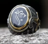 Луксозен мъжки пръстен , снимка 4