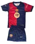 Детско - юношески футболен екип Барселона Гави комплект Barcelona тениска Gavi , снимка 2