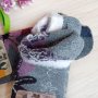 3259 Дамски дебели зимни вълнени чорапи Цвете, 37-41 номер, снимка 5
