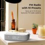 Ново нощно радио будилник Стерео Bluetooth високоговорител аларма, снимка 4
