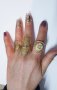 Златни нокти и дамски пръстени, снимка 1 - Пръстени - 34848523