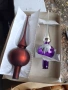 Лот стъклени коледни играчки за елхата, снимка 4