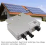 WVC 350W микроинвертор, инвертор за свързване на слънчевата електропреносна мрежа, снимка 3