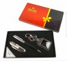 подаръчен комплект химикалка ключодържател сгъвемо ножче , снимка 1 - Подаръци за мъже - 27252731
