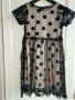 Детска рокля H&M, size 122см, 6/7г., черен тюл,бежова еластична подплата, много запазена