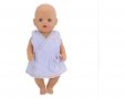 Играчки!Нови дрешки за кукла Бейби Борн/BABY BORN или кукла с височина 43 см, снимка 2