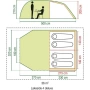 Палатка Колман лейксайд делукс/COLEMAN LAKESIDE 4 DELUXE, снимка 9