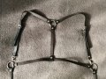 Кожен харнес нашийник колан за тяло, снимка 9