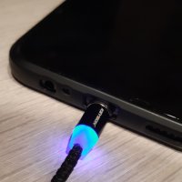 Магнитно зарядно Micro USB, Type-C, IOS Iphone/Айфон, снимка 3 - USB кабели - 38582554