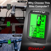 Безжичен километраж за колело INBIKE MTB велосипед компютър GPS скоростомер одометър Часовник за кол, снимка 5 - Аксесоари за велосипеди - 37107683